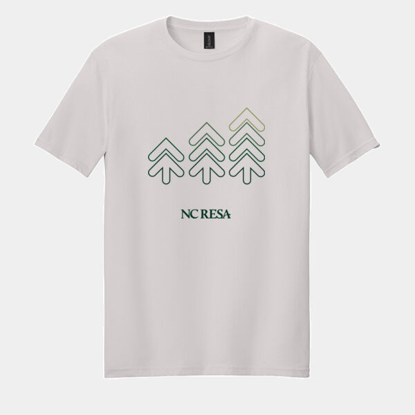 Full Front Printed Softstyle T-shirt Thumbnail