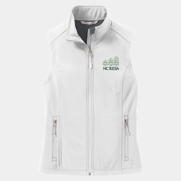 Embroidered Full Color Logo - Port Authority® Women's Core Soft Shell Vest Thumbnail